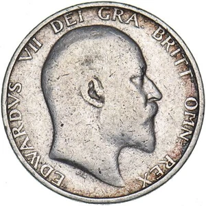 1905 Shilling - Edward VII British Silver Coin - Picture 1 of 2