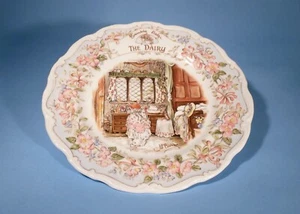 Royal Doulton Brambly Hedge The Dairy Plate * Jill Barklem 1984 - Imagen 1 de 4