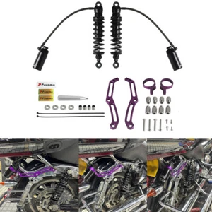 Para Harley Road King FLHR FLHRXS FLHRSE 13" Amortiguadores Traseros Montaje Depósito - Imagen 1 de 12