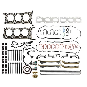 Head Gasket Bolt Set Timing Chain Kit For Hyundai Santa Fe Kia Sorento 3.3L 3.5 - Picture 1 of 11