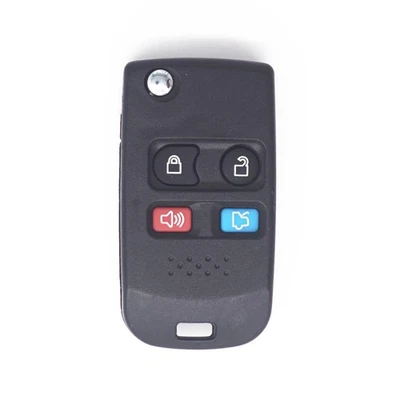 Entrada sin llave abatible 4 botones llave carcasa mando a distancia para Ford Lincoln Mercury Mazda Foto 1 de 4