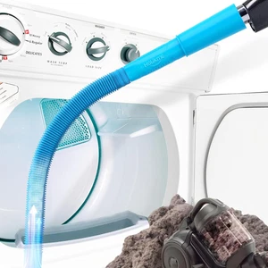 Kit de limpiador de ventilación para secadora accesorio de aspiradora de pelusa para secadora con estiramiento universal - Imagen 1 de 11