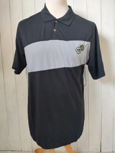 FLIP Clothing Ali Boulala Black & Grey Polo Shirt Size Large BNWT  - Picture 1 of 7