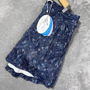 Greg Norman Sculpting Skort Women’s Size small Blue Coral Print Built-in Shorts - Picture 1 of 13