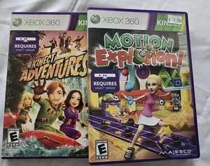 Xbox 360 Bundle Kinect Adventures & Motion Explosion Kinect - Picture 1 of 5