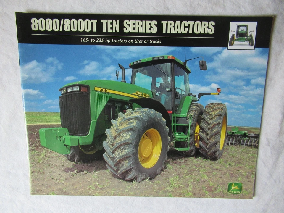John Deere 8110 8210 8310 8410 800 800T Series Tractor Sales Brochure 36 Pages - Image 1 of 1