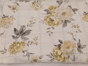 Dunelm Windermere yellow Rose Duvet Cover & 2 Pillowcases Super King - Picture 1 of 8