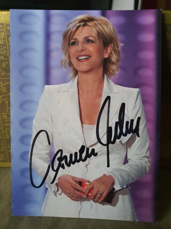Carmen Nebel Autogrammkarte Original Signiert  - Bild 1 von 1