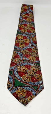 Gravata Oleg Cassini paisley 100% poliéster microfibra - Imagem 1 de 3