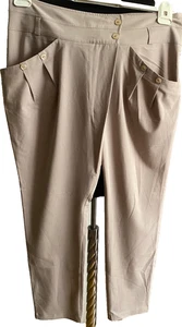 👖 FLM Fashion Damen Haremshose – Gr. 42 – Beige - Bild 1 von 5