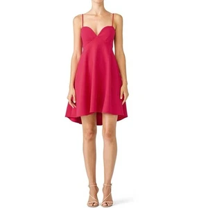 Black Halo Barbie Pink Sweetheart Babydoll Designer Demure Glam Formal Dress 10 - Picture 1 of 13