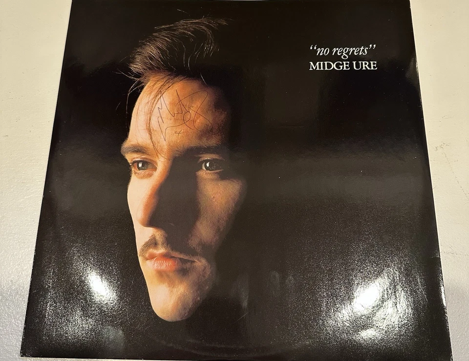 AUTOGRAPHED MIDGE URE NO REGRETS SINGLE 1982 UK CHS 12 2618 Foto 1 de 4