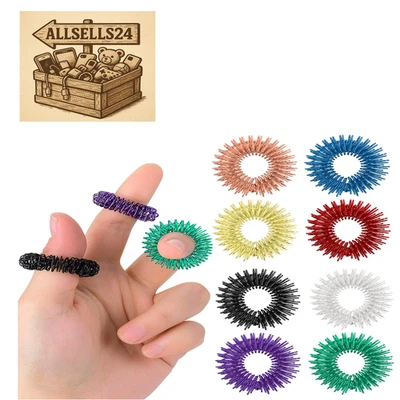 DETAILS IN DESCRIPTION Akupressur Ring Set | Fingermassage | Durchblutung fördern