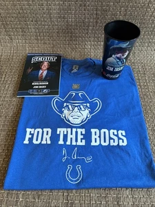 Indianapolis Colts NFL "For The Boss" Jim Irsay 2025 T-Shirt - Scout 09.07.25 - Bild 1 von 11