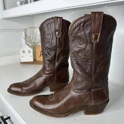 Botas Stewart Hechas a Mano Para Hombre 9D De Colección Tucson Arizona Cuero Premium Western Foto 1 de 4