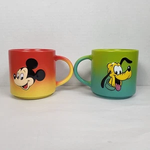 Tazzine da caffè vintage Disney Topolino e Minnie retrò Pfaltzgraff (set di 2) - Foto 1 di 12