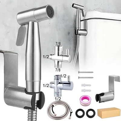 Luxury Handheld Bidet Toilet Jet Spray Muslim Hygienic Shattaf Douche Shower Kit - Image 1 of 4