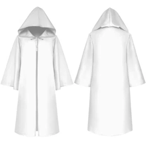 Hooded Cloak Halloween Grim Reaper Cape Medieval Versatile Cape Adults and Kids - Picture 1 of 33