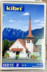 KIBRI 36815 Z Kirche Kandersteg Bausatz, für mini-club, NEUWARE - Bild 1 von 2