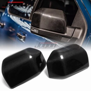 Exterior Cover Mirror Cap Trim For Ford F150 Raptor Pickup 2015-2020 Dry Carbon - Picture 1 of 10