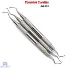 Columbia University Curette2r/2L - 4R/4L Periodontal Scalers Dental Lab Tools Ce