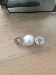 Austauschbarer Haken zum Perlmutt-Perlenfädeln in Silber 925 Sterling für Frauen - Bild 1 von 5