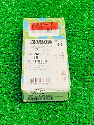 Phoenix Contact 1725656 2 Position Wire to Board Terminal Block, Box of 250 - Image 1 of 4