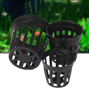 10Pcs Plastic Aquatic Pots Basket For Aquarium Water Flower Plant Grass Decor-v - Picture 1 of 10