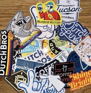 ????? DUTCH Bros STICKER Random LOT 10 Included! ????? - Picture 1 of 1