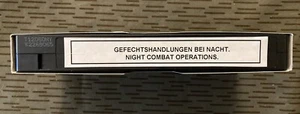 East German VHS Tape “GEFECHTSHANDLUNGEN BEI NACHT”- DDR Night Combat Operations - Picture 1 of 3