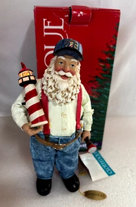 Vintage Possible Dreams Santa Landing Beacon Lighted Lighthouse Keeper 10” Tall - Picture 1 of 14