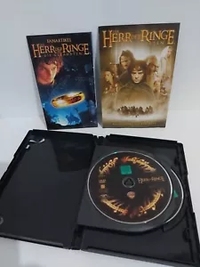 " THE LORD OF THE RINGS " THE FELLOWSHIP OF THE RING - GERMAN RELEASE DVD - Picture 1 of 6