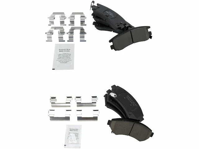 TRQ Brake Pad Set fits Buick LeSabre 2000-2005 93RZPX - Image 1 of 1
