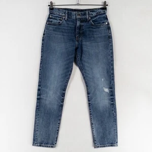 Pantalones de mezclilla Lucky Brand para hombre 30 x 30 azules 412 atléticos ajustados algodón ligeramente desgastado - Imagen 1 de 10