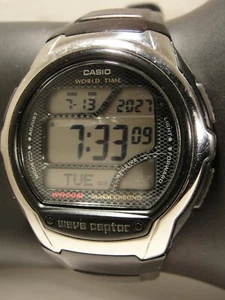 CASIO WORLD TIME, ALARM CHRONOGRAPH C A - 56 320 A, WAVE CEPTOR - Picture 1 of 3