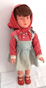 KATHE KRUSE CELLULOID DOLL T46 TURTLE MARK 18" VINTAGE / RARE - Picture 1 of 9