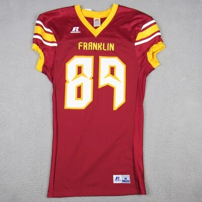 Camiseta deportiva de fútbol americano Russell Athletic para hombre talla M Franklin #89 cosida Blitz Stock Foto 1 de 4