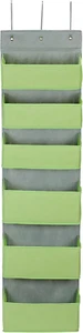 Household Essentials 2167-1 Over-The- Over-The-Door Organizer, Green - Picture 1 of 12