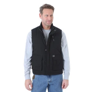 Chaleco negro Wrangler® Riggs Workwear® para hombre Foreman 3W183BL - Imagen 1 de 2