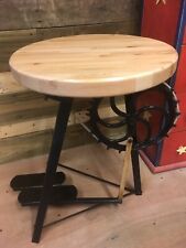 Upcycled “the Gem” Industrial Side Table
