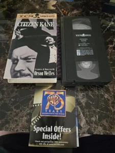 CITIZEN KANE - (VHS) - TMC Turner Classic Movies - Orson Welles  - Picture 1 of 4