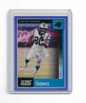 Ian Thomas 2020 Score Artist's Proof Parallel Card #259 #d 1/35 1/1 Panthers  - Image 1 of 2