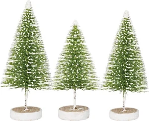 Green Bottle brush tree set holiday-Primitives by Kathy - Picture 1 of 2