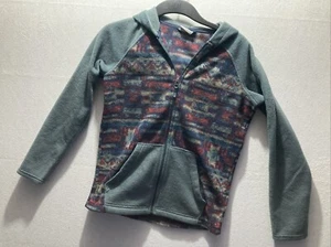 Columbia Hoodie YOUTH L Large Blue Full Zip Fleece Sweatshirt Outdoor Unisex - Picture 1 of 7