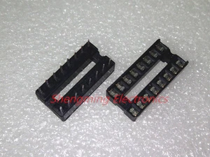 100PCS 16 Pin DIP16 Integrated Circuit IC Sockets Adaptor Solder Type - Picture 1 of 1