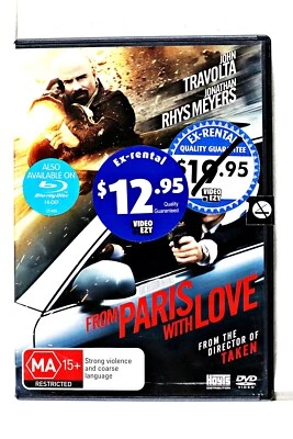From Paris With Love - Region 4 DVD -ex rental - Image 1 of 2