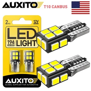 168 194 LED Front Sidemarker Light Bulbs 6000K White for Ford F-150 2004-2020 2x - Picture 1 of 8