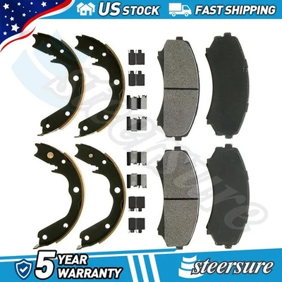 Juego de pastillas de freno de disco delanteras traseras zapata de freno de estacionamiento para Honda Passport 2002-2002 Foto 1 de 4