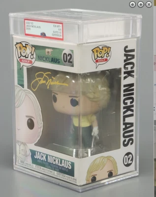 JACK NICKLAUS SIGNED AUTOGRAPH ENCAPSULATED PGA FUNKO POP PSA 10 - Image 1 of 4