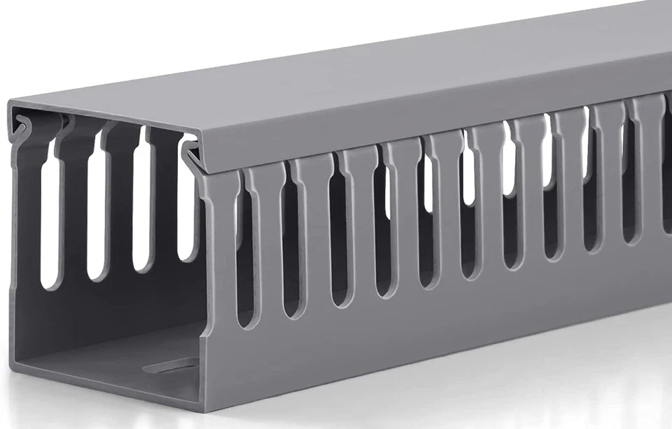 3X3In Cable Raceway, 6.6Ft(2Xl3.2Ft) Large Wire Tray, Cord Hider for Network Cab - Image 1 of 4